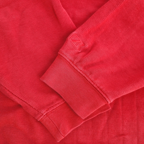 Cutter & Buck Men's V-Neck Long-Sleeve Sweater - Vibrant Orange Red Size L/G - Picture 7 of 12